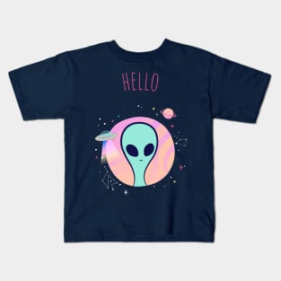 Alien Face Kids T-Shirt